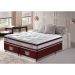 Conjunto Cama Box King de Molas Ensacadas D33 Cama inBox Select Firme 193x203x70 Vinho