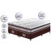Conjunto Cama Box King de Molas Ensacadas D33 Cama inBox Select Firme 193x203x70 Vinho