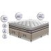 Conjunto Cama Box King de Molas Ensacadas D33 com Pillow TOP Cama inBox Select 193x203x70 Bege