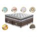Conjunto Cama Box King de Molas Ensacadas D33 com Pillow TOP Cama inBox Select 193x203x70 Café