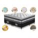 Conjunto Cama Box King de Molas Ensacadas D33 com Pillow TOP Cama inBox Select 193x203x70 Preto