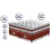 Conjunto Cama Box King de Molas Ensacadas D33 com Pillow TOP Cama inBox Select 193x203x70 Vermelho