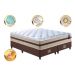 Conjunto Cama Box Queen (Colchão + Box) de Molas Cama inBox Smart Pró 158x198x60 Bege