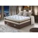 Conjunto Cama Box Queen de Molas Ensacadas Cama inBox Select Basic 158x198x65 Bege