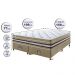 Conjunto Cama Box Queen de Molas Ensacadas Cama inBox Select Euro Soft 158x198x71 Bege