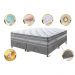 Conjunto Cama Box Queen de Molas Ensacadas Cama inBox Select Euro Soft 158x198x71 Cinza