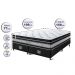 Conjunto Cama Box Queen de Molas Ensacadas Cama inBox Select Euro Soft 158x198x71 Preto