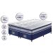 Conjunto Cama Box Queen de Molas Ensacadas D33 Cama inBox Select Firme 158x198x70 Azul
