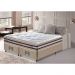 Conjunto Cama Box Queen de Molas Ensacadas D33 Cama inBox Select Firme 158x198x70 Bege