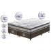 Conjunto Cama Box Queen de Molas Ensacadas D33 Cama inBox Select Firme 158x198x70 Café