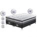 Conjunto Cama Box Queen de Molas Ensacadas D33 Cama inBox Select Firme 158x198x70 Preto