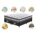 Conjunto Cama Box Queen de Molas Ensacadas D33 Cama inBox Select Firme 158x198x70 Preto
