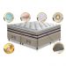 Conjunto Cama Box Queen de Molas Ensacadas D33 com Pillow TOP Cama inBox Select 158x198x70 Bege
