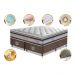 Conjunto Cama Box Queen de Molas Ensacadas D33 com Pillow TOP Cama inBox Select 158x198x70 Café