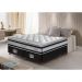 Conjunto Cama Box Queen de Molas Ensacadas D33 com Pillow TOP Cama inBox Select 158x198x70 Preto