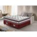 Conjunto Cama Box Queen de Molas Ensacadas D33 com Pillow TOP Cama inBox Select 158x198x70 Vinho