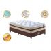 Conjunto Cama Box Solteiro (Colchão + Box) de Molas Cama inBox Smart Pró 88x188x60 Bege