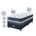 Conjunto Cama Box Solteiro de Molas Ensacadas Cama inBox Select Euro Soft 88x188x71 Azul