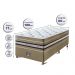 Conjunto Cama Box Solteiro de Molas Ensacadas Cama inBox Select Euro Soft 88x188x71 Bege