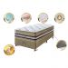 Conjunto Cama Box Solteiro de Molas Ensacadas Cama inBox Select Euro Soft 88x188x71 Bege