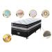 Conjunto Cama Box Solteiro de Molas Ensacadas Cama inBox Select Euro Soft 88x188x71 Preto