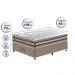 Conjunto Cama Box Solteiro de Molas Ensacadas D33 Cama inBox Select Firme 88x188x70 Bege