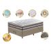 Conjunto Cama Box Solteiro de Molas Ensacadas D33 Cama inBox Select Firme 88x188x70 Bege