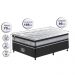 Conjunto Cama Box Solteiro de Molas Ensacadas D33 Cama inBox Select Firme 88x188x70 Preto