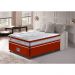 Conjunto Cama Box Solteiro de Molas Ensacadas D33 Cama inBox Select Firme 88x188x70 Vermelho