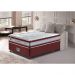 Conjunto Cama Box Solteiro de Molas Ensacadas D33 Cama inBox Select Firme 88x188x70 Vinho