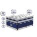 Conjunto Cama Box Solteiro de Molas Ensacadas D33 com Pillow TOP Cama inBox Select 88x188x70 Azul
