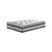 Conjunto Cama Box Solteiro de Molas Ensacadas D33 com Pillow TOP Cama inBox Select 88x188x70 Café