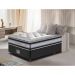 Conjunto Cama Box Solteiro de Molas Ensacadas D33 com Pillow TOP Cama inBox Select 88x188x70 Preto
