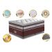Conjunto Cama Box Solteiro de Molas Ensacadas D33 com Pillow TOP Cama inBox Select 88x188x70 Vinho