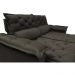 Conjunto de Sofá 3 e 2 Lugares Retrátil e Reclinável Cama inBox Compact 2,00x1,50m Velusoft Café