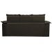 Conjunto de Sofá 3 e 2 Lugares Retrátil e Reclinável Cama inBox Compact 2,00x1,50m Velusoft Café