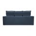 Conjunto de Sofá 3 e 2 Lugares Retrátil e Reclinável Cama inBox Slim 2,00x1,50m Velusoft Azul
