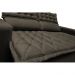 Conjunto de Sofá 3 e 2 Lugares Retrátil e Reclinável Cama inBox Slim 2,00x1,50m Velusoft Café