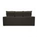 Conjunto de Sofá 3 e 2 Lugares Retrátil e Reclinável Cama inBox Slim 2,00x1,50m Velusoft Café