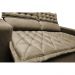 Conjunto de Sofá 3 e 2 Lugares Retrátil e Reclinável Cama inBox Slim 2,00x1,50m Velusoft Castor