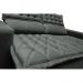 Conjunto de Sofá 3 e 2 Lugares Retrátil e Reclinável Cama inBox Slim 2,00x1,50m Velusoft Cinza