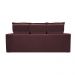 Conjunto de Sofá 3 e 2 Lugares Retrátil e Reclinável Cama inBox Slim 2,00x1,50m Velusoft Vinho