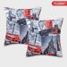 Kit 2 Capas de Almofadas Londres 45x45cm Cama inBox