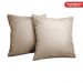 Kit 2 Capas de Almofadas Velusoft Bege 45x45cm Cama inBox