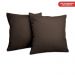 Kit 2 Capas de Almofadas Velusoft Café 45x45cm Cama inBox