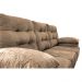 Conjunto Sofá Luxemburgo 3 E 2 Lugares 1,52m e 2,02m Suede Castor