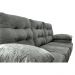 Conjunto Sofá Luxemburgo 3 e 2 Lugares 1,52m e 2,02m Suede Cinza