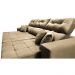 Sofá Retrátil e Reclinável Cama inBox Diamond 2,25m Tecido Suede Velusoft Castor