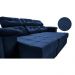 Sofa Itália 2,80 Mts Retrátil e Reclinavel Tecido Suede Azul - Cama InBox