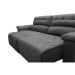 Sofá 2,02m Retrátil e Reclinável com Molas Cama inBox Top Tecido Suede Velusoft Cinza